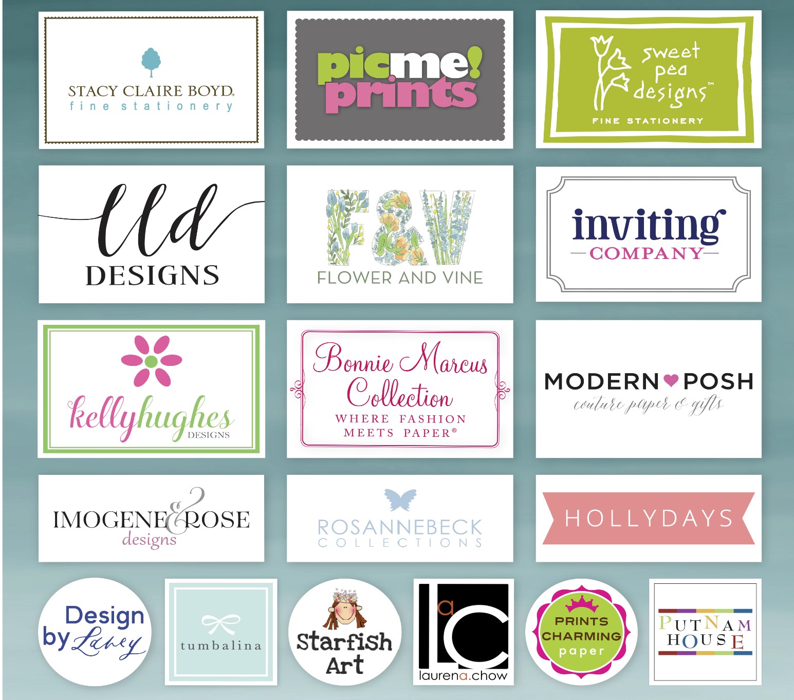 Embossed Graphics Stationery by Noteworthy Occasions - Sharing Because